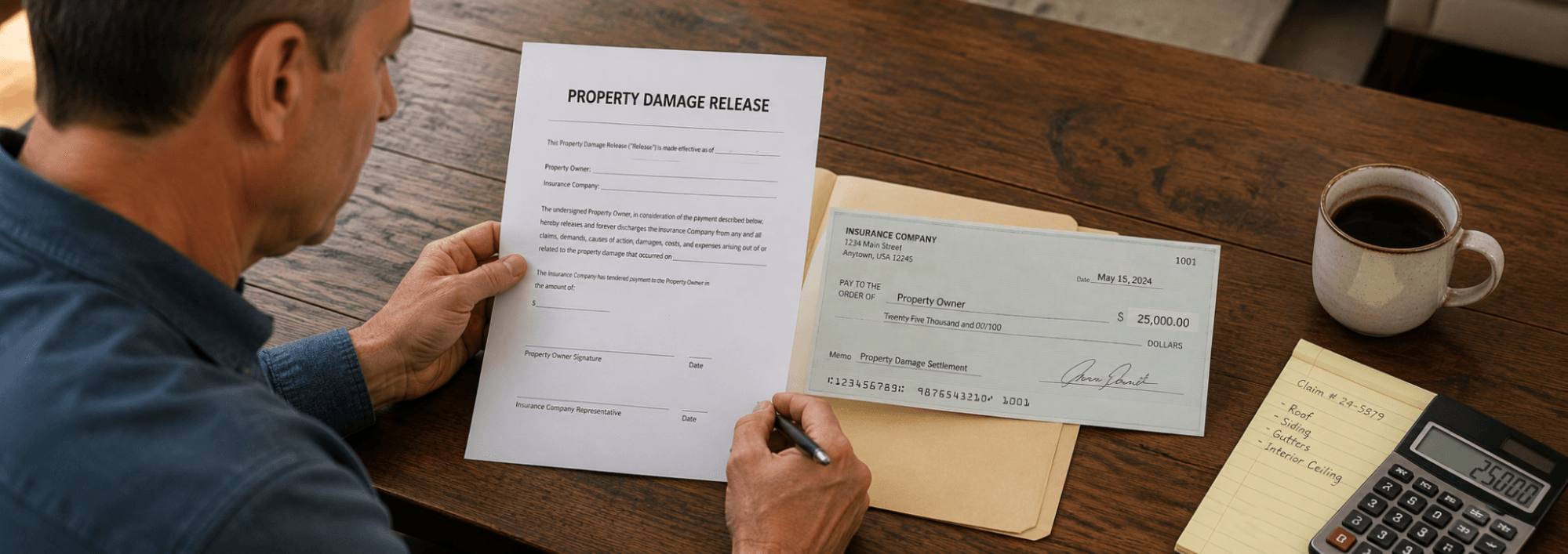 Property Damage Release Form