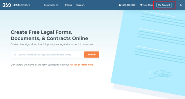 Canceling Your 360 Legal Forms Account | 360 Legal Forms