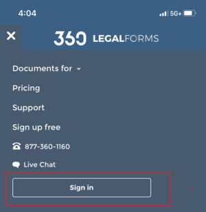 Canceling Your 360 Legal Forms Account 5 | 360 Legal Forms