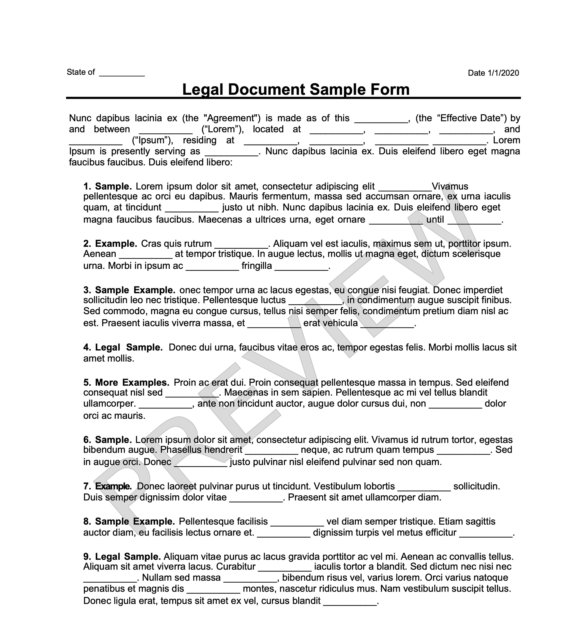 Free Loan Agreement Template  Loan Contract  23 Legal Forms Throughout collateral loan agreement template
